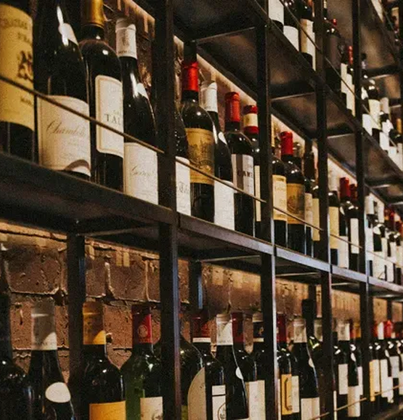 Wine shelves